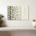thumbnail image 2 of Elephant Stock Triangle Madness Wall Art - Horizontal Canvas Wall Art - Living Room Wall Decor - Abstract Canvas - Gray And Blue Decor - 12" x 8", 2 of 4