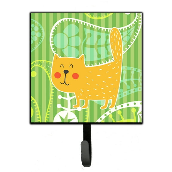 Cat on Paisley Leash or Key Holder