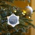 thumbnail image 7 of 3drose, Austria, Salzkammergut, Mondsee Town and Parish Church., 3 inch Snowflake Porcelain Ornament, 7 of 7