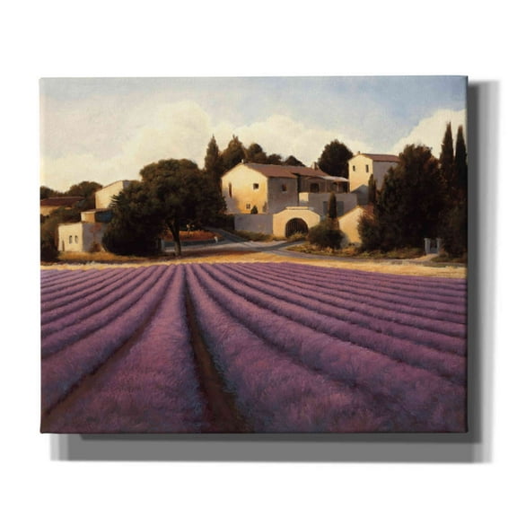 Epic Graffiti 'Lavender Fields I' by James Wiens, Canvas Wall Art, 24"x20"