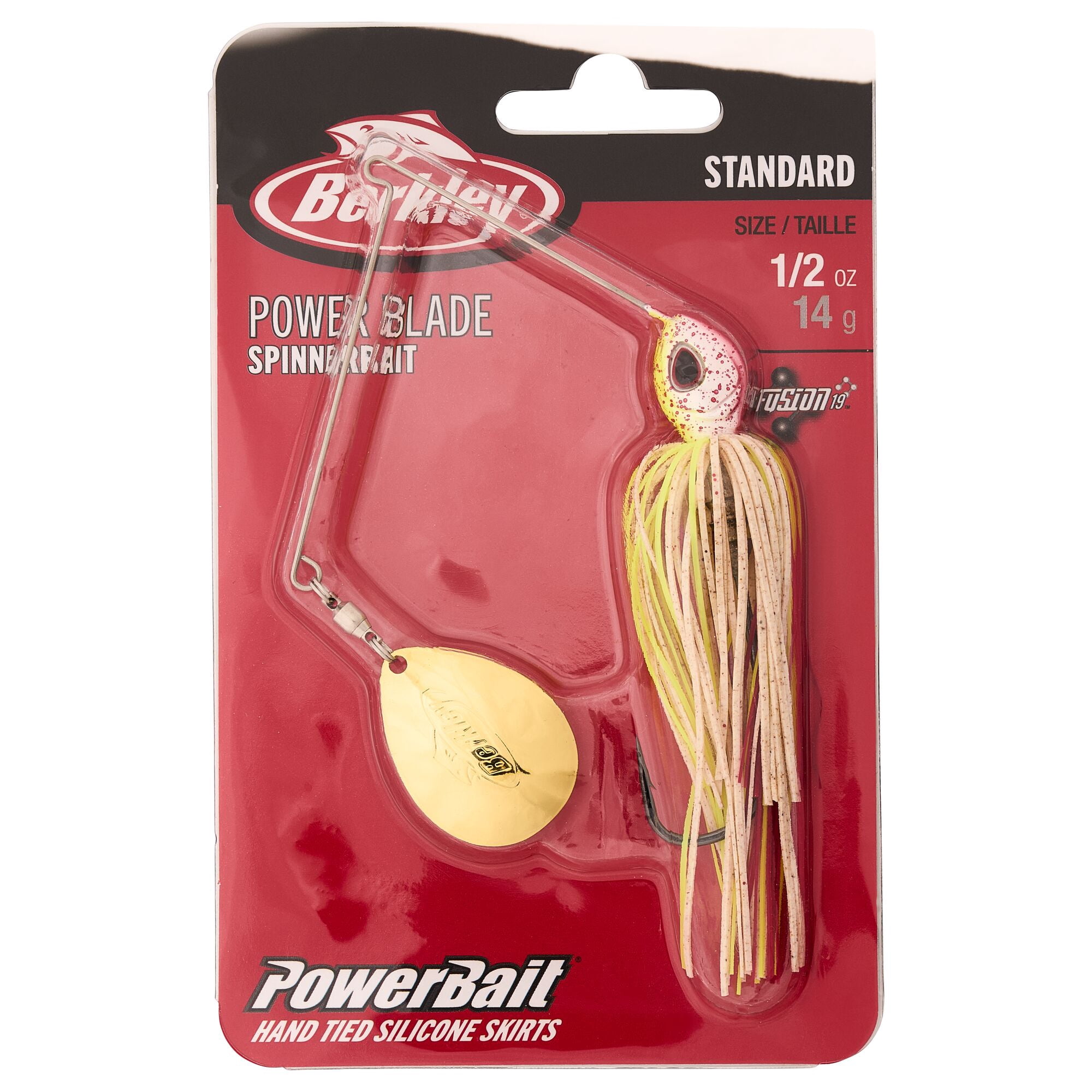 Berkley Power® Blade Standard, Spinnerbaits, Hot Slaw/Gold (1 Count)