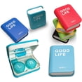 thumbnail image 1 of The Mujen Contact Lens Case Kit, Cute Color Book Fox Contact Lens case with Remover Tool, Portable Contact Lens Travel Storage kit with Mirror, Container, tweezer, Holder (Sky Blue), 1 of 6