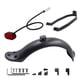 thumbnail image 1 of Soidarity Guardabarros trasero para patinete eléctrico, tapas de soporte de luz trasera, funda de silicona para bicicleta, accesorios de protección Patinetes eléctricos Negro con luz trasera Soidarity OD023840-02, 1 of 6