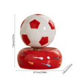 thumbnail image 3 of Ceramic Rotating Soccer Ball Desk Toy – Stress Relief Fidget Spinner, Desktop Decoration, 5 Colors, Smooth Spin, for Office Home Gift, 3 of 6