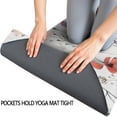 thumbnail image 3 of Pioneer Flower Floral Print Pattern Hot Yoga Mat Towel Non Slip for Hot Yoga - Quick-Drying Yoga Mat Cover with 4 Corner Pockets with Travel Bag - Hot Yoga Towel Non Slip 70"x26", 3 of 6