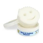 Scrub Daddy Stovetop & Cooktop Cleanser with Scrub Mommy Non-Scratch Cleaning Sponge