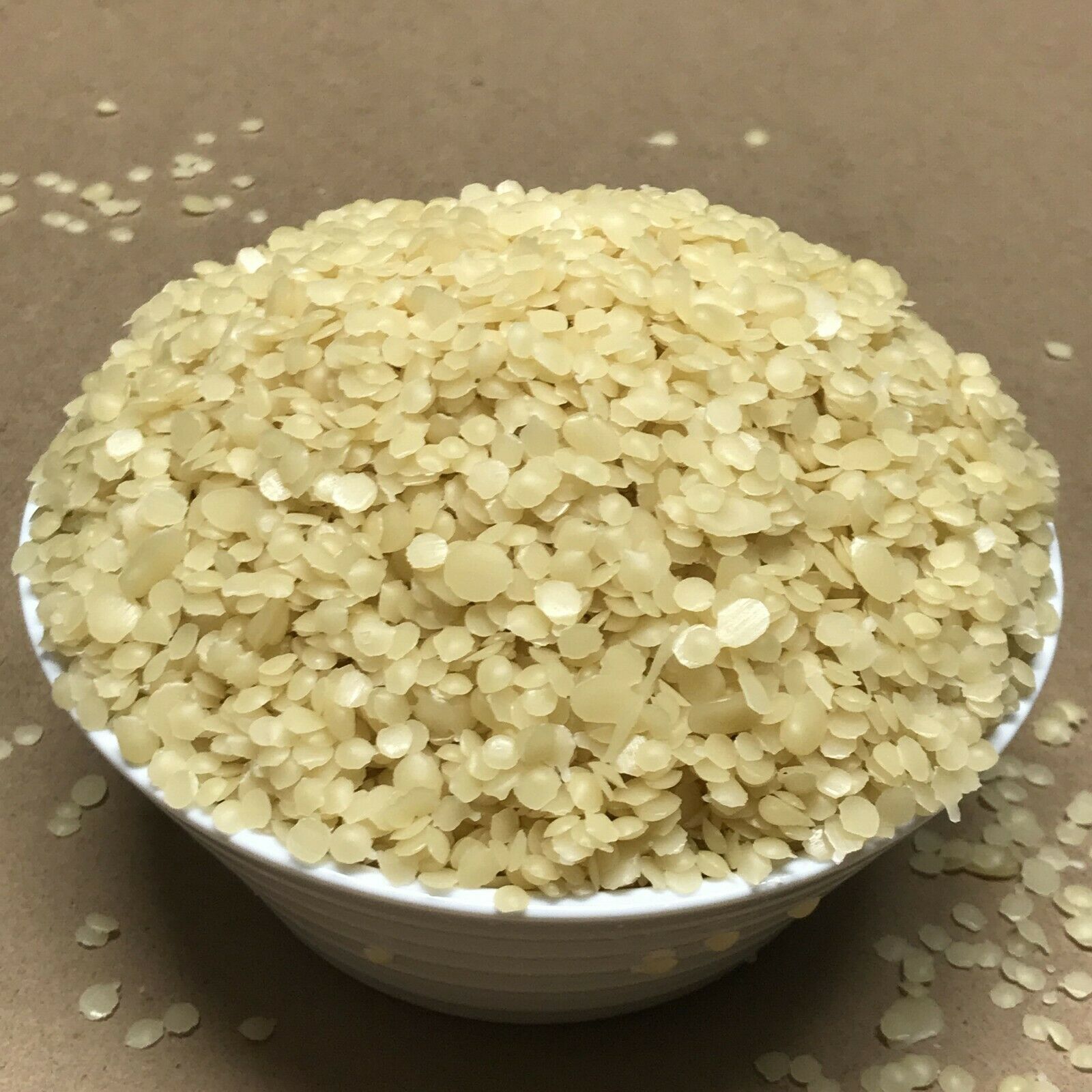 100% Pure Natural Cosmetic Grade 9 LB Yellow Beeswax Pellets for Candle Making , Triple Filtered