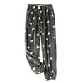 thumbnail image 2 of Antinious Women Print Flannel Wide Leg Pajama Pants Soft Sleepwear Bottoms,Women Home Trousers,Fall Pajamas Women Pants,M,, 2 of 3