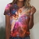 thumbnail image 1 of Puntoco Liquidación de camisetas cortas para mujer, nueva camiseta estampada informal de moda para mujer, camiseta de manga corta con cuello redondo, 1 of 5