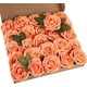 thumbnail image 1 of Caja de regalo de rosas de espuma de polietileno, 25/50 unidades, flores artificiales falsas, decoración de boda, flores para sujetar, 1 of 6