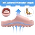 thumbnail image 5 of Yarkasie Unisex House Slide Sandals Indoor Outdoor, Cloud Slides for Women Men, Pink Recovery Slides Size 9, 5 of 9