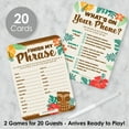 thumbnail image 2 of Big Dot of Happiness Tropical Luau - 2-in-1 Hawaiian Beach Party Cards - Activity Duo Games - Set of 20, 2 of 8