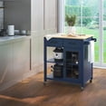 thumbnail image 2 of Twin Star Home 23.12 in. D Rolling Kitchen Storage Cart, 2 of 15
