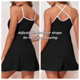 thumbnail image 4 of SHEWIN Women's Swimsuits One Piece Bathing Suits Modest Swim Dress 2026 Ribbed Skirt Bathing Suit with Pockets Black XL, 4 of 10