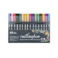 thumbnail image 3 of TIELUTT Double Line Outliner Markers Coloring Lightstick Pens Craft Storage Cabinet Stationery Organizer for Kids Stationery Pens Organizer Stationery Cards and Envelopes Set Kids Stationery Organize, 3 of 8