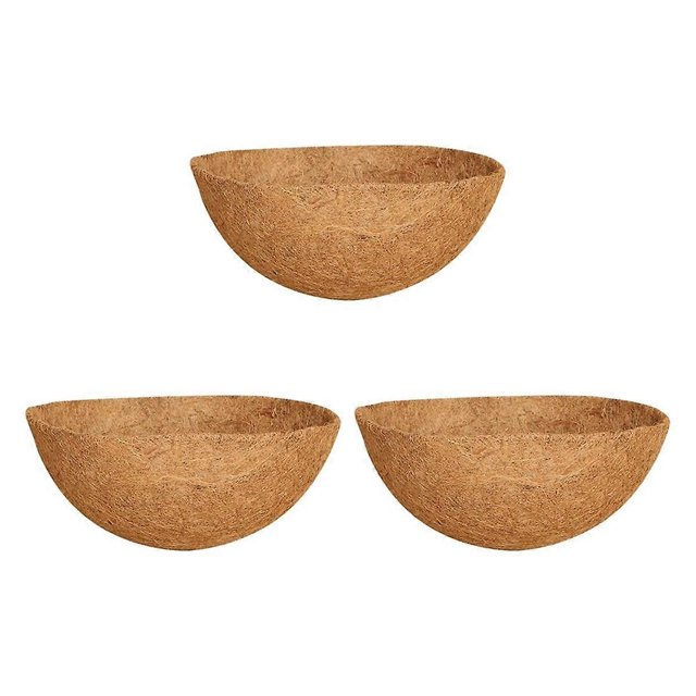 12Inch Hanging Basket Liner,Round Planter Liner for Hanging Basket,Coconut Fiber Liners for Hanging Baskets Plant Flower