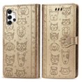 thumbnail image 1 of Funda Cartera FOXDOCK para Samsung Galaxy A32 5G , Flip PU con Relieve de Gatos y Perros, Tarjetero y Soporte, 1 of 6