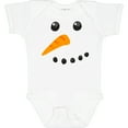 thumbnail image 3 of Inktastic Snowman Face Boys or Girls Baby Bodysuit, 3 of 5