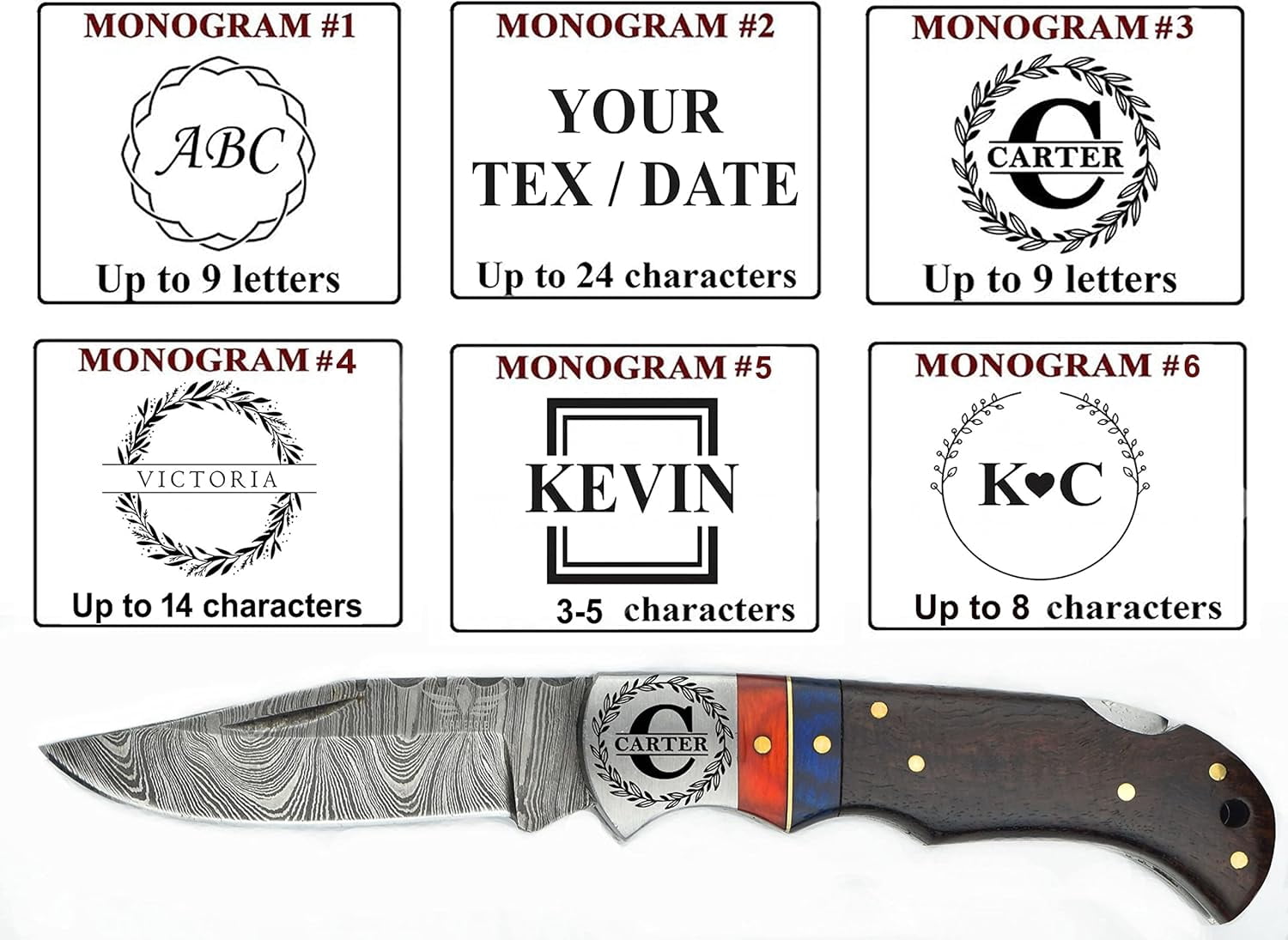 Personalised Damascus Pocket Knife for Men - 133 Layer Solid Steel Handmade Folding Hunting Knives with Sharpner and Leather Pouch - Best Knife for Camping Hunting Hiking