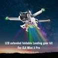 thumbnail image 3 of Mini 3 Pro Led Lights Landing Gear, Foldable Flash Colorful Rainbow Night Lights Landing Leg Compatible For DJI Mini 3 Pro Drone, 3 of 6