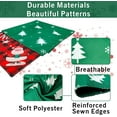 thumbnail image 4 of 2 Pack Christmas Dog Bandanas Double-Sided Plaid Snowman Santa Dog Christmas Bandana for Puppy Costume Christmas Decorations Multiple Sizes Offered Triangle Xmas Pet Scarf Bibs Kerchief Gifts, 4 of 6