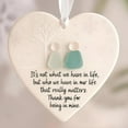 thumbnail image 3 of Heart-Shaped Sea Glass Friendship Decor, 3 of 3