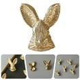 thumbnail image 3 of Rabbit Head Knob Modern Minimalist Knob Brass Rabbit Knob Drawer Cabinet Door Knob, 3 of 9