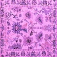thumbnail image 1 of Ahgly Company Indoor Square Abstract Purple Modern Area Rugs, 4' Square, 1 of 4