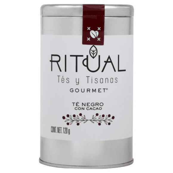 Ritual Gourmet Té negro con cacao Lata de 120 gramos