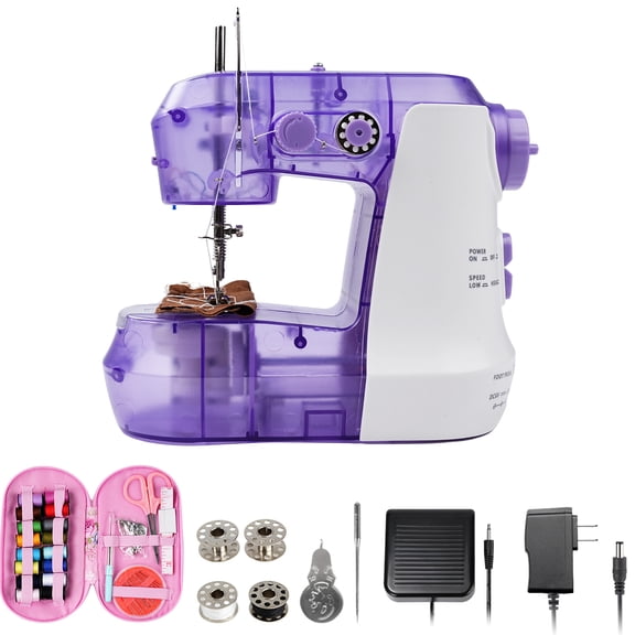 Mini 717 Electric Sewing Machine Full Automatic Sewing Machine with 26pcs Sewing Kit US Plug