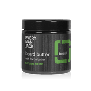 Every Man Jack Beard Butter, Natural Hemp, 4oz
