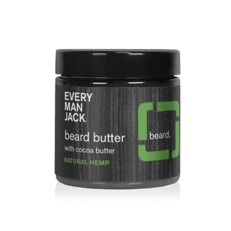 Every Man Jack Beard Butter, Natural Hemp, 4oz