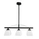 thumbnail image 3 of Lampara De Techo Luz Ideal, Colgante Lineal Negro 3 Luces., 3 of 5