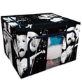 thumbnail image 1 of EREHome Symbolic illustration of entertainment business Storage Bag Clear Window Storage Bins Boxes Large Capacity Foldable Stackable Organizer With Steel Metal Frame For Clothes,Closets, Bedrooms, 1 of 3