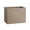 Khaki, variant on NTCLHFXU File Folder & Book Plastic Utility Storage Bin Organizer, with Built-In Handles Storage Container for Office, Desktop Durable Storage Cube Bin White Large