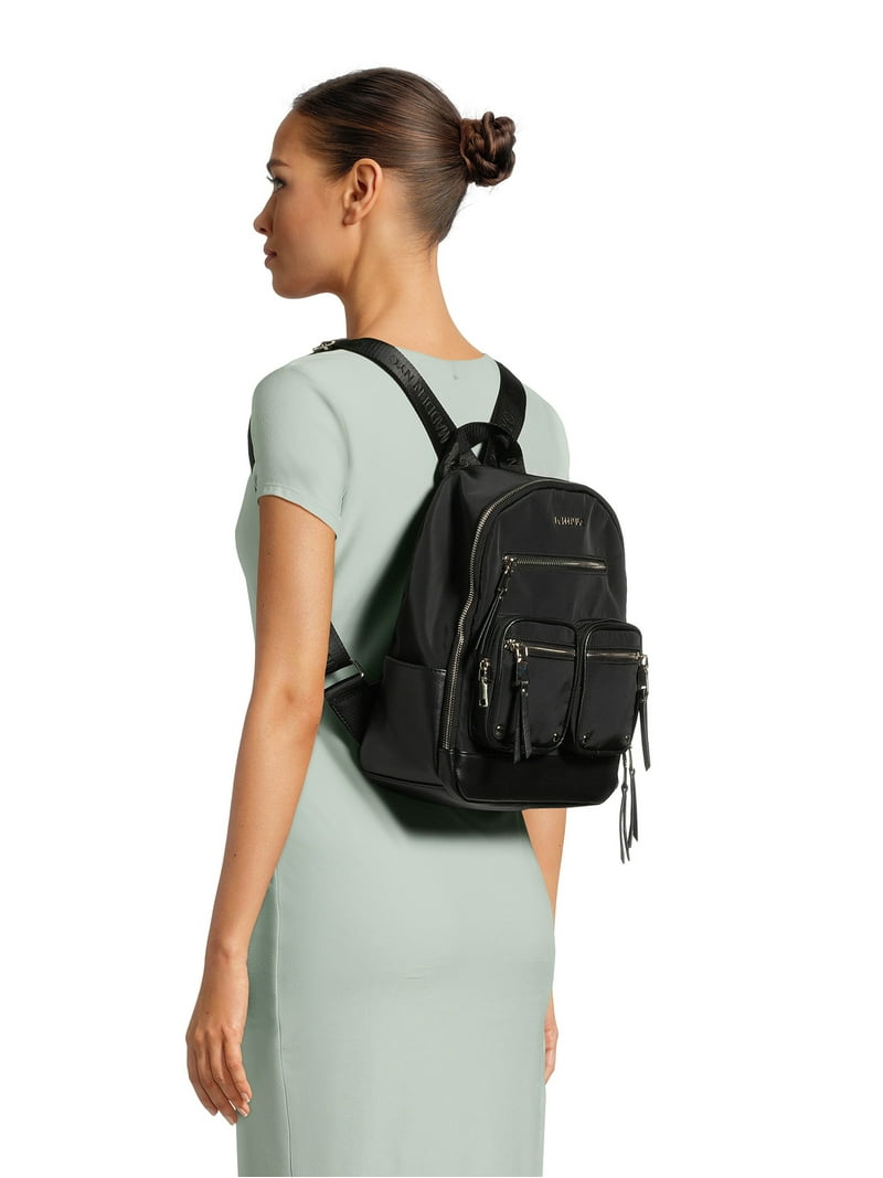 STEVE MADDEN Black  BVIKI mini backpack/sling bag  Size: W:7\