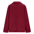 thumbnail image 5 of Womens Sherpa Jacket Winter Warm Soft Jacket Soft, Cozy, Long Sleeve, Pockets, Winter Wear, Casual (RD1 XXL), 5 of 5