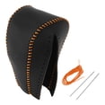 thumbnail image 1 of Cubierta de pomo de cambio de marcha Unique Bargains, protector de manija de cambio para Honda CR-V 2007-2011, negro naranja, cuero sintético, 1 Pc antideslizante para automóvil, 1 of 1