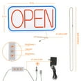 thumbnail image 2 of LED Neon Open Sign for Business,  Powered by USB with Adjustable Brightness Neon Lights for Party Bar Salon Stores Hotel Decor 16.5"x 9", 2 of 8