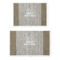 thumbnail image 6 of Mineral Spring Grenoble Polyester Tufted 2 Piece Bath Rug Set, Polished Taupe, 17" x 24" & 20" x 32", 6 of 7