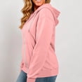 thumbnail image 5 of Stamzod Women's Dialysis Hoodies with Arm Zipper Thumb Holes Long Sleeve Zip Up Hoodie Casual Loose Iv Jacket Sweatshirt Pink XL, 5 of 10