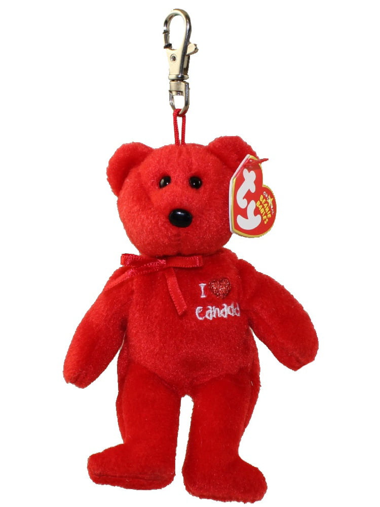 TY I LOVE CANADA the BEAR  BEANIE BABY MINT with MINT TAG 