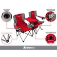 thumbnail image 5 of GigaTent Red Powder Coated Steel Compact Foldable Camping Chair, 5 of 8