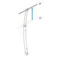 thumbnail image 3 of Better Living ALTO Extendable Shower Squeegee, Silver Chrome, 3 of 5