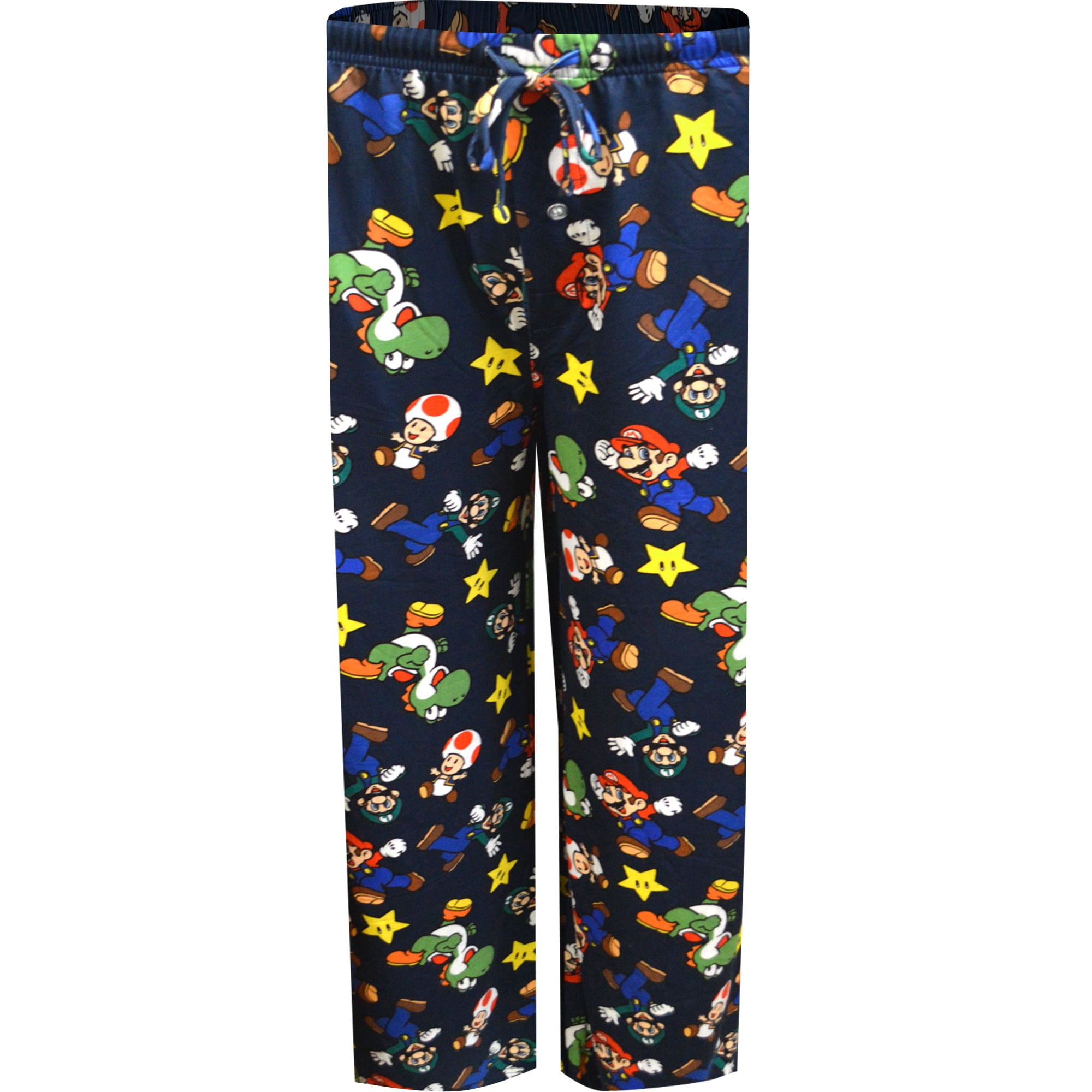 Nintendo Mens Super Mario Luigi Yoshi Toad Performance Fabric Lounge Pants 3X Walmart