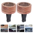 thumbnail image 2 of Miangastore Car Air Freshener Diffuser Wooden 2Pcs Khaki Compact Design For Women Driving, 2 of 8