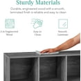 thumbnail image 6 of 6-Cube Storage Organizer, 13.5in Shelf Opening, Bookcase, Display Shelf, Customizable w/ 3 Removable Back Panels – Dark Gray, 6 of 17