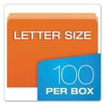 thumbnail image 5 of "Colored File Folders, Straight Tabs, Letter Size, Orange/Light Orange, 100/Box | Bundle of 10 Boxes", 5 of 7