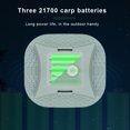 thumbnail image 3 of Wosthever Luz LED para tienda de campaña de 13500mAh con linterna portátil de piedra imán para acampar al aire libre, iluminación de pesca, Estufas de camping Verde, 3 of 6