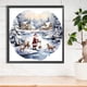 thumbnail image 3 of 5D DIY taladro redondo completo pintura de diamante Santa en la nieve kit decoración del hogar JShteea El nuevo, 3 of 9